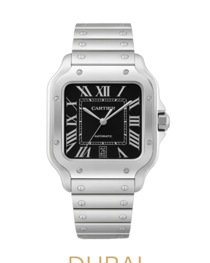 Cartier de Santos Black Dial