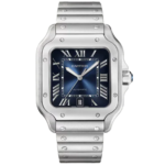 Cartier de Santos Blue Dial
